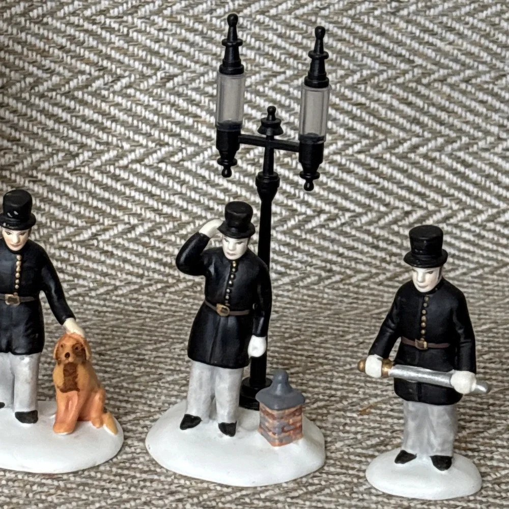 Dept. 56 Heritage Village Constables Set Of 3  #5579-4